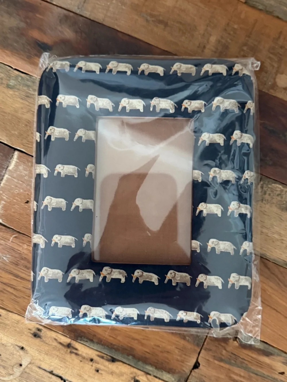 Jim Thompson Silk Alpha Elephant Picture Frame